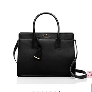 NWT KATE SPADE CAMERON SATCHEL LARGE BLACK